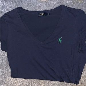 RL V Neck T